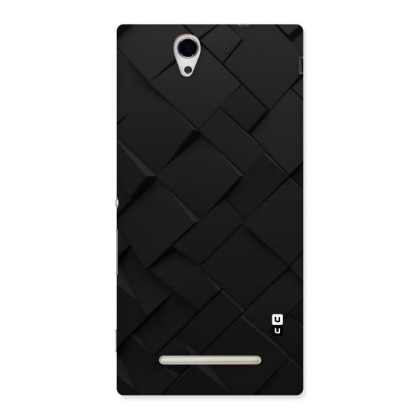 Black Elegant Design Back Case for Sony Xperia C3