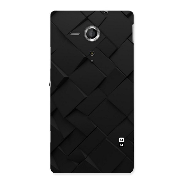 Black Elegant Design Back Case for Sony Xperia SP