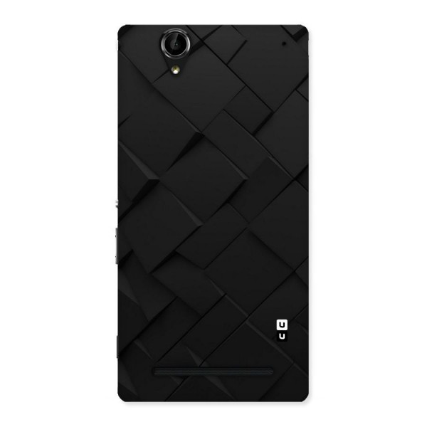 Black Elegant Design Back Case for Sony Xperia T2