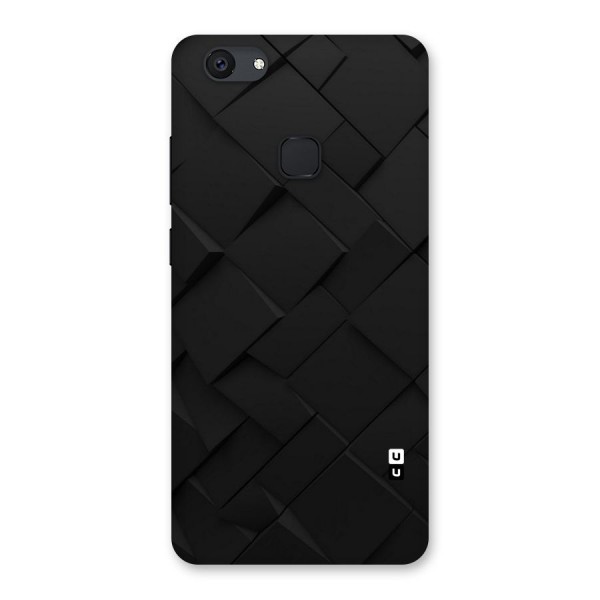 Black Elegant Design Back Case for Vivo V7 Plus