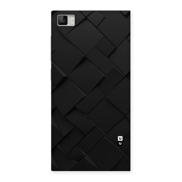 Black Elegant Design Back Case for Xiaomi Mi3