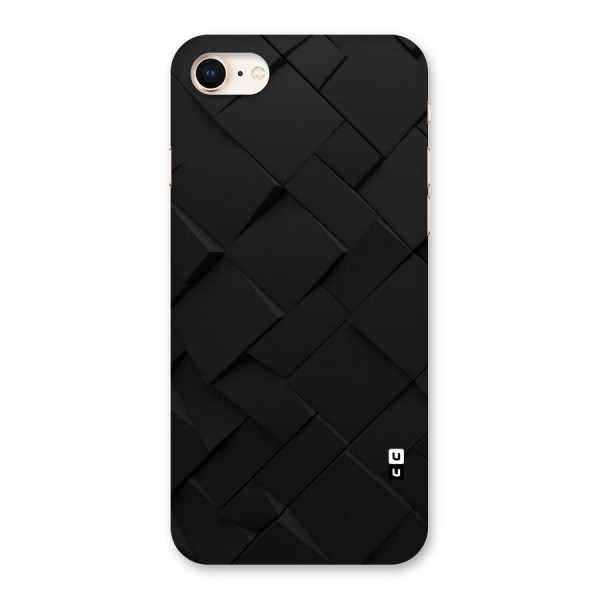 Black Elegant Design Back Case for iPhone 8