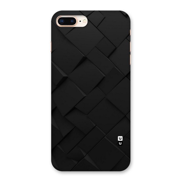 Black Elegant Design Back Case for iPhone 8 Plus