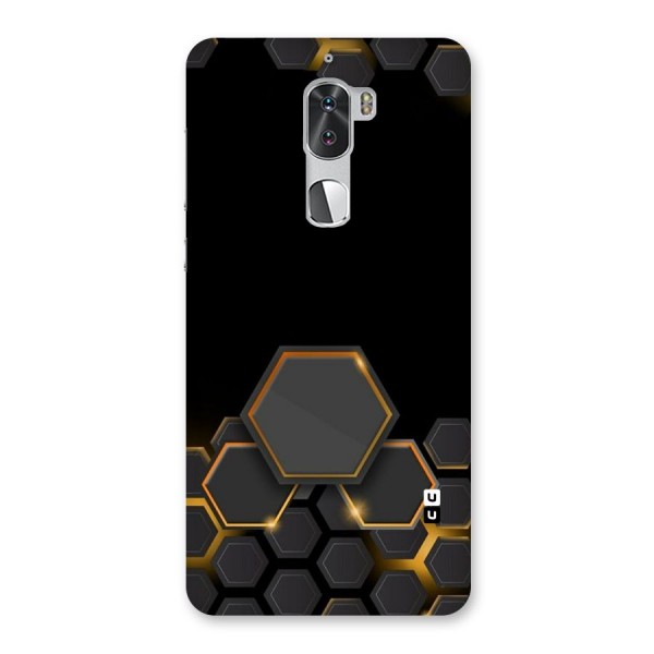 Black Gold Hexa Back Case for Coolpad Cool 1