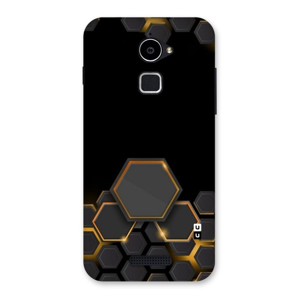 Black Gold Hexa Back Case for Coolpad Note 3 Lite