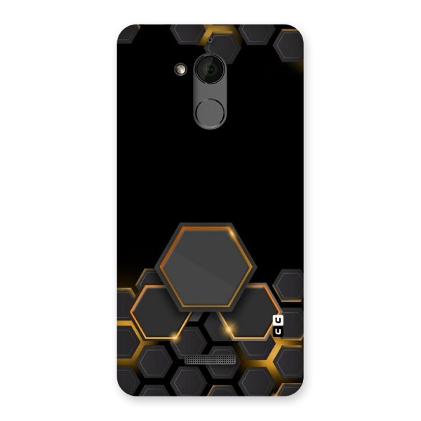 Black Gold Hexa Back Case for Coolpad Note 5
