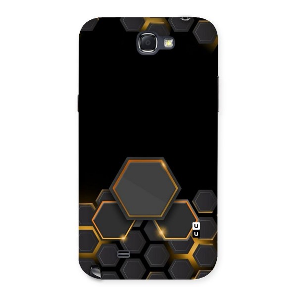 Black Gold Hexa Back Case for Galaxy Note 2