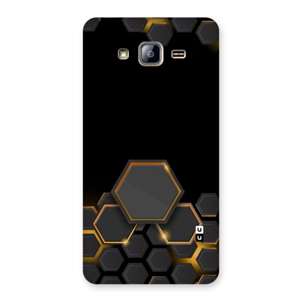 Black Gold Hexa Back Case for Galaxy On5