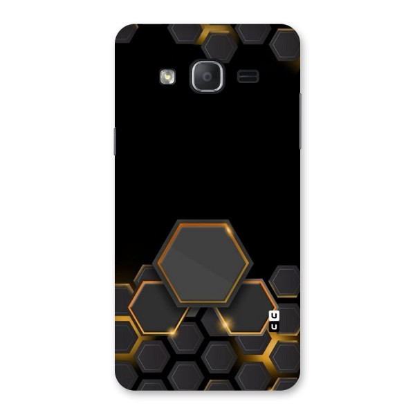 Black Gold Hexa Back Case for Galaxy On7 2015