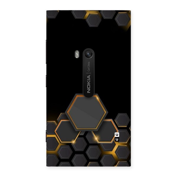 Black Gold Hexa Back Case for Lumia 920