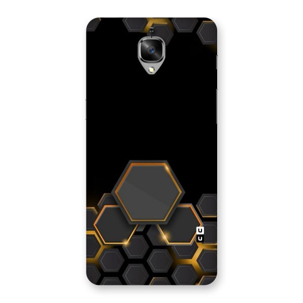 Black Gold Hexa Back Case for OnePlus 3