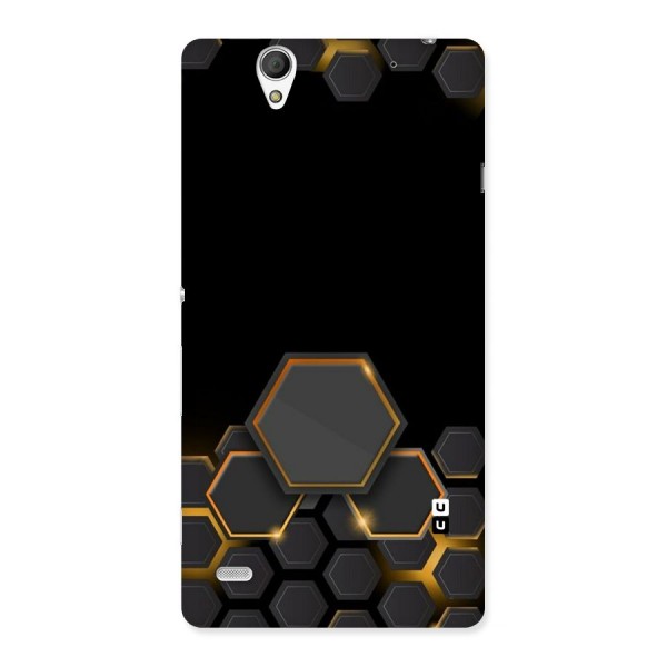 Black Gold Hexa Back Case for Sony Xperia C4