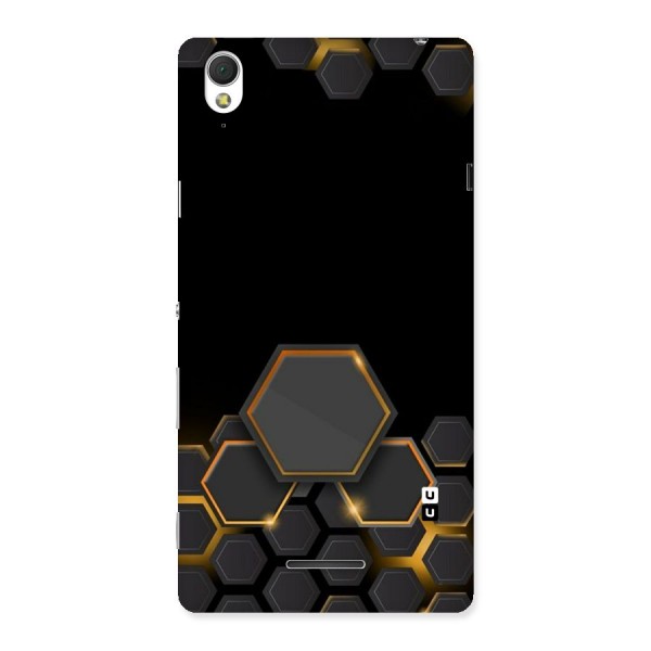 Black Gold Hexa Back Case for Sony Xperia T3