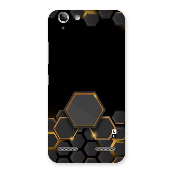 Black Gold Hexa Back Case for Vibe K5 Plus