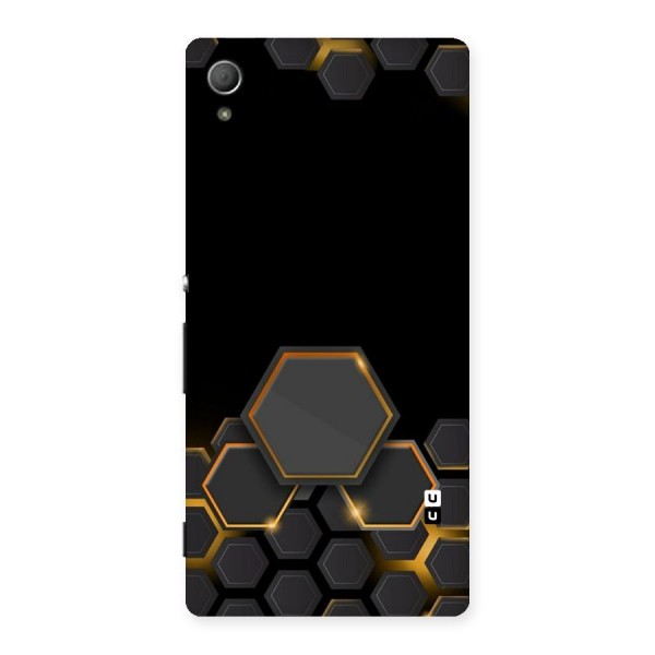 Black Gold Hexa Back Case for Xperia Z4