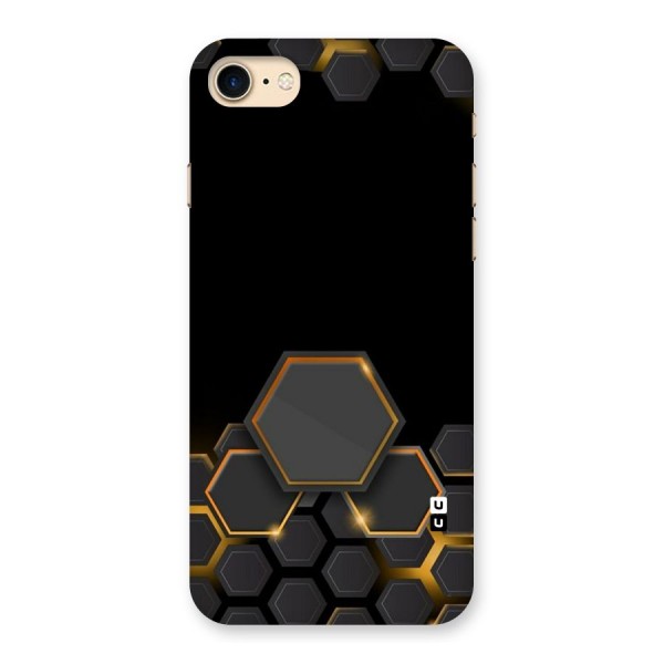Black Gold Hexa Back Case for iPhone 7