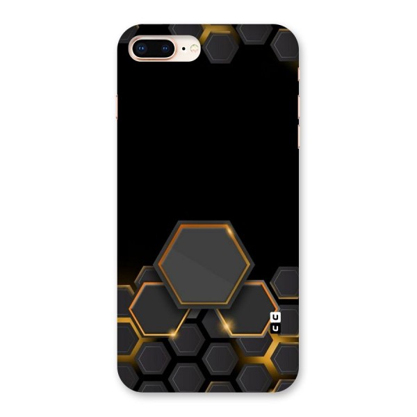 Black Gold Hexa Back Case for iPhone 8 Plus