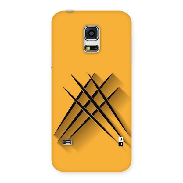 Black Paws Back Case for Galaxy S5 Mini