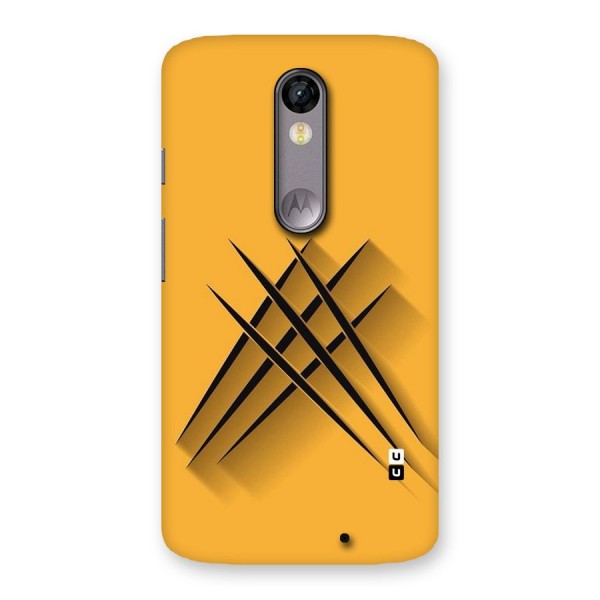 Black Paws Back Case for Moto X Force
