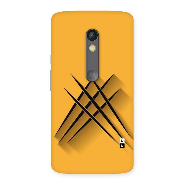 Black Paws Back Case for Moto X Play