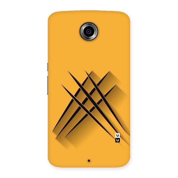 Black Paws Back Case for Nexsus 6