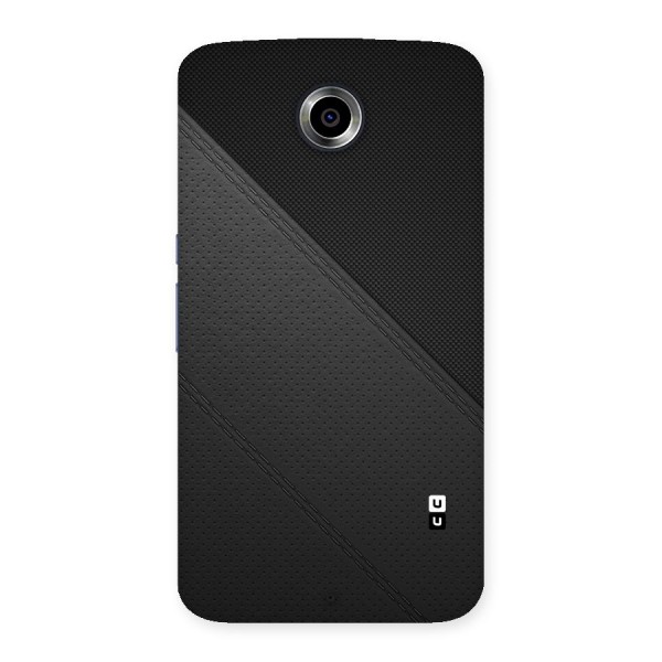 Black Polka Stripe Back Case for Nexsus 6