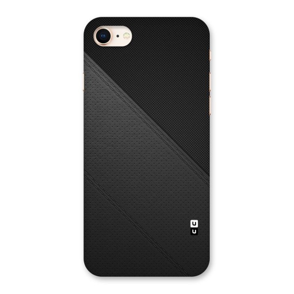 Black Polka Stripe Back Case for iPhone 8