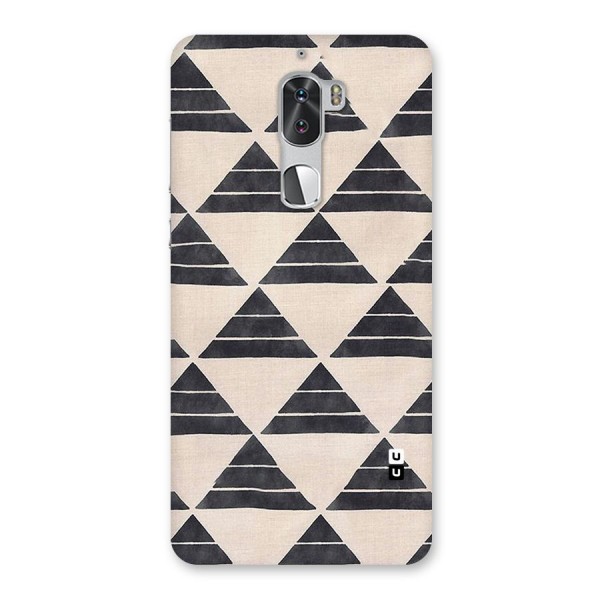 Black Slant Triangles Back Case for Coolpad Cool 1