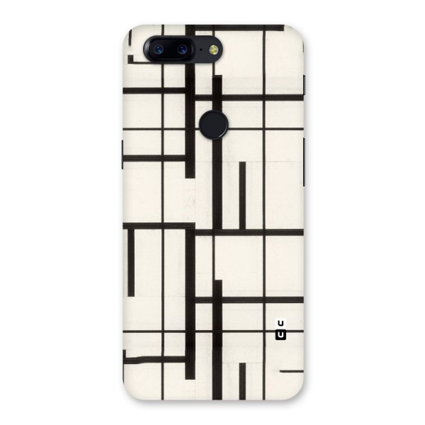 Black Unsymmetry Back Case for OnePlus 5T