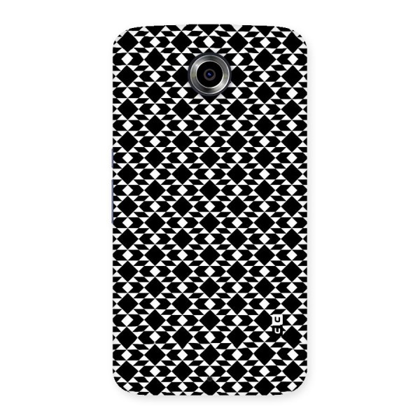 Black White Diamond Abstract Back Case for Nexsus 6
