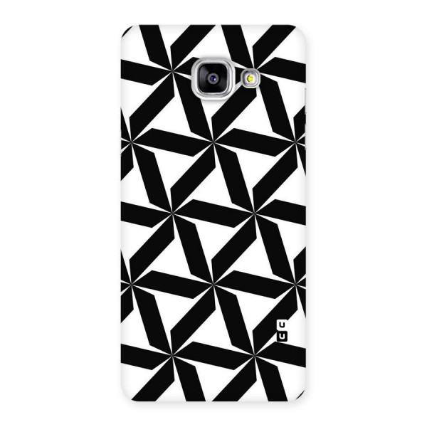 Black White Fan Design Back Case for Galaxy A5 2016