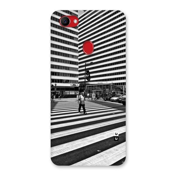 Black White Perspective Back Case for Oppo F7