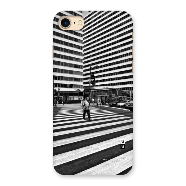 Black White Perspective Back Case for iPhone 7