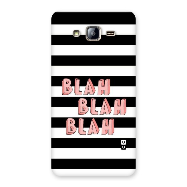 Blah Bold Stripes Back Case for Galaxy On5