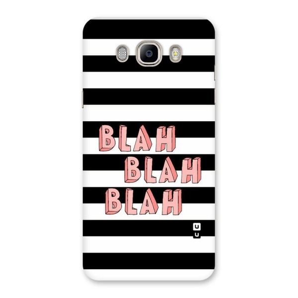 Blah Bold Stripes Back Case for Galaxy On8