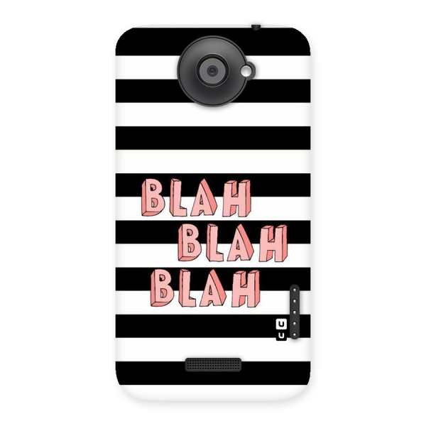 Blah Bold Stripes Back Case for HTC One X