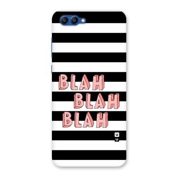 Blah Bold Stripes Back Case for Honor View 10