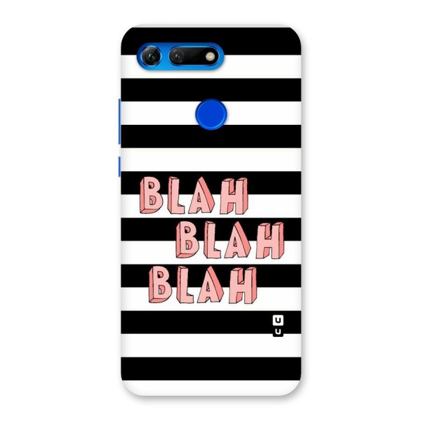 Blah Bold Stripes Back Case for Honor View 20
