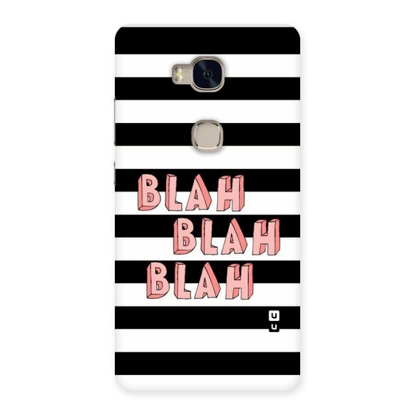 Blah Bold Stripes Back Case for Huawei Honor 5X