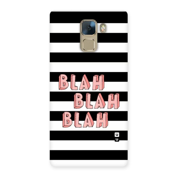 Blah Bold Stripes Back Case for Huawei Honor 7