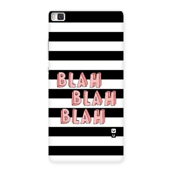 Blah Bold Stripes Back Case for Huawei P8