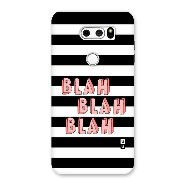 Blah Bold Stripes Back Case for LG V30
