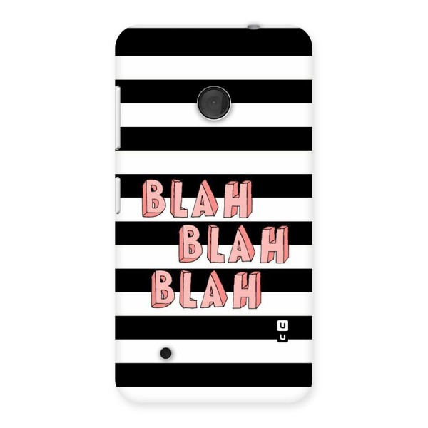Blah Bold Stripes Back Case for Lumia 530