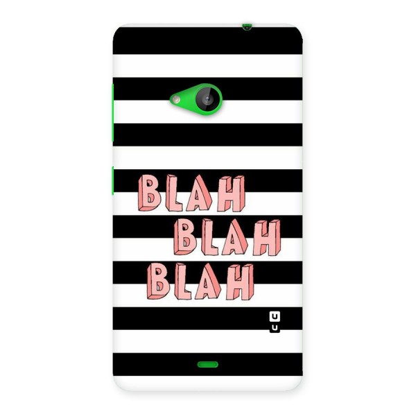 Blah Bold Stripes Back Case for Lumia 535