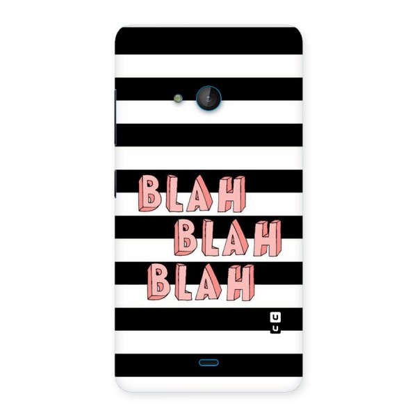 Blah Bold Stripes Back Case for Lumia 540