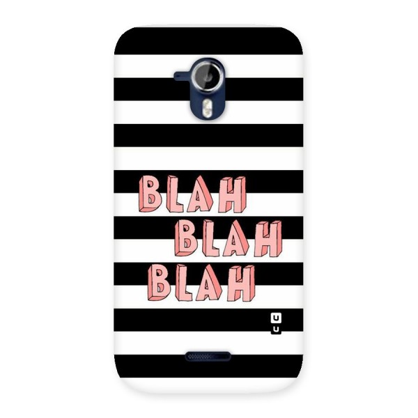 Blah Bold Stripes Back Case for Micromax Canvas Magnus A117