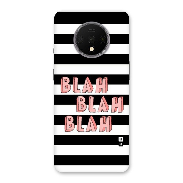 Blah Bold Stripes Back Case for OnePlus 7T