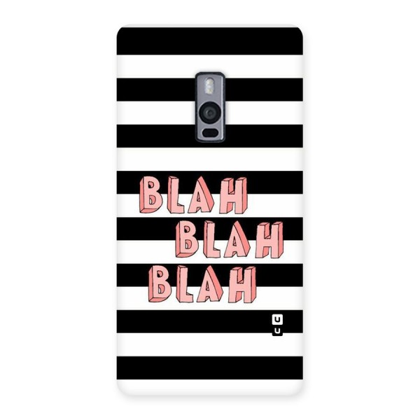Blah Bold Stripes Back Case for OnePlus Two