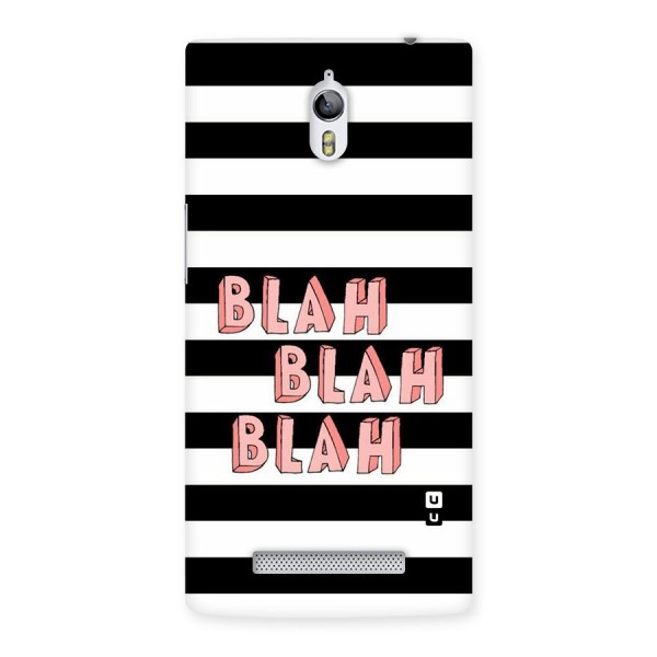 Blah Bold Stripes Back Case for Oppo Find 7