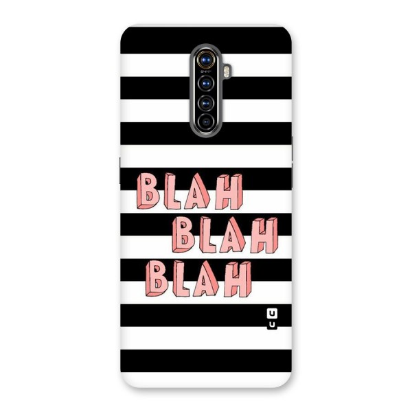 Blah Bold Stripes Back Case for Realme X2 Pro